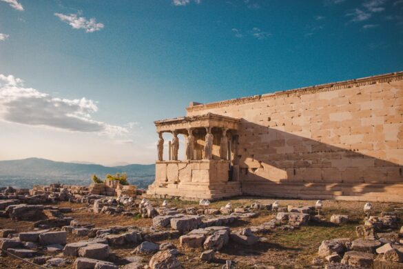 The ancient ruins of Thessaloniki, Greece