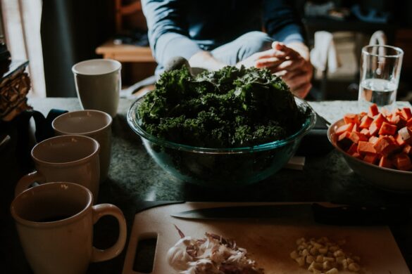 Ingredients for a traditional Irish stew