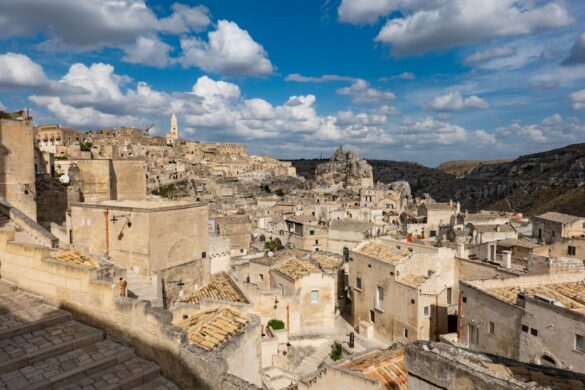 Sassi dwellings in Matera