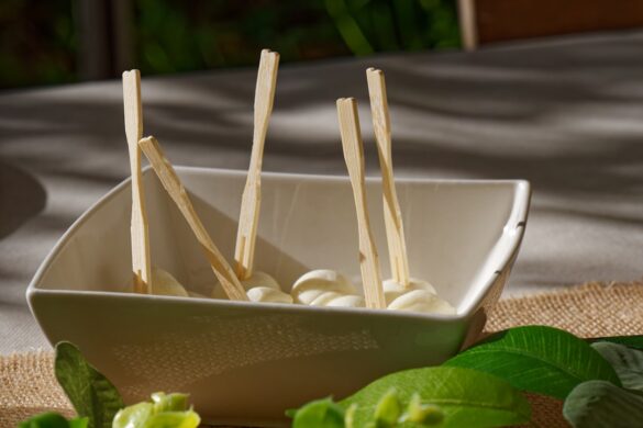 Creamy seafood chowder served hot