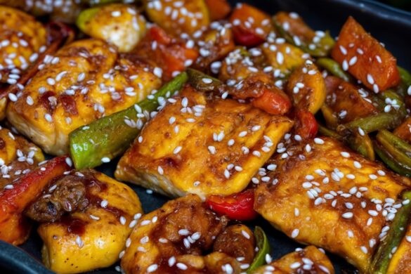 Grilled fish dish Fihunu Mas served with rice.