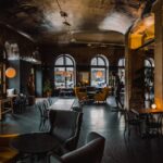 Interior of a local soda restaurant in Costa Rica