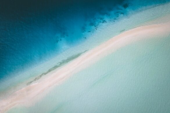 Coral temple ruin in Maafushi, Maldives