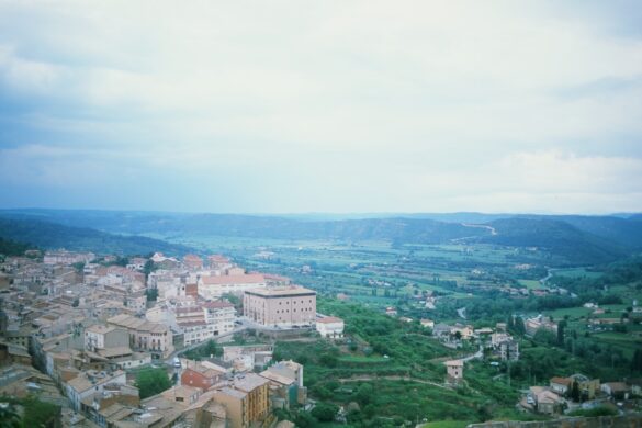 Cardona salt mountain landscape