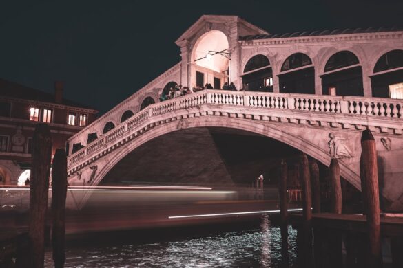 Gondola ride in Venice