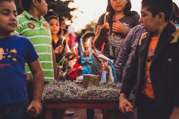 A vibrant Día de los Muertos celebration in Mexico
