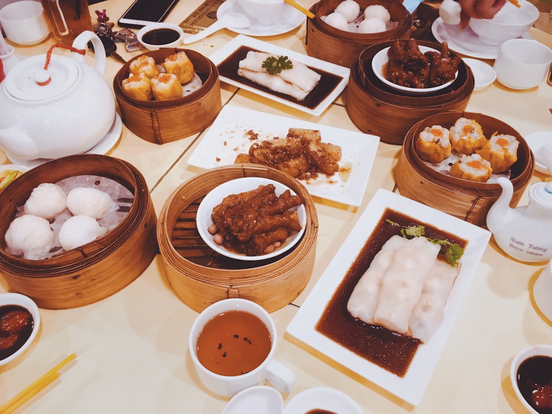 An array of Chinese dishes.