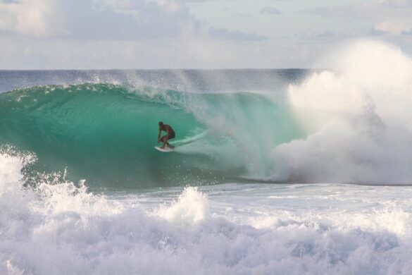 Surfing in Hikkaduwa