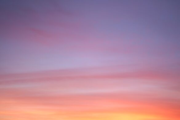 A beautiful sunset view over Hvar island.