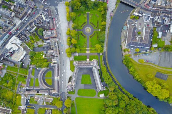 Kilkenny Castle overlooking the River Nore