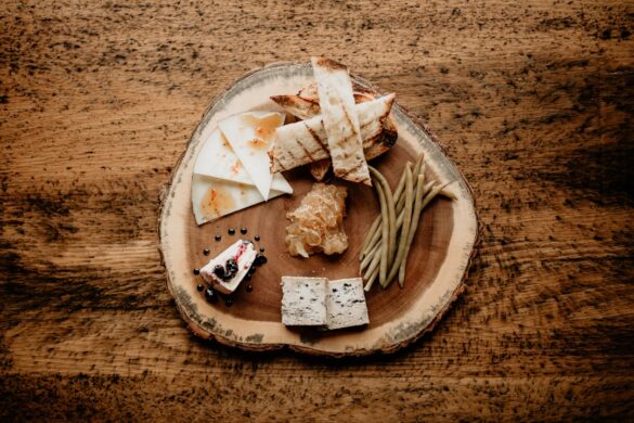 Variety of dumplings and buns in steam baskets