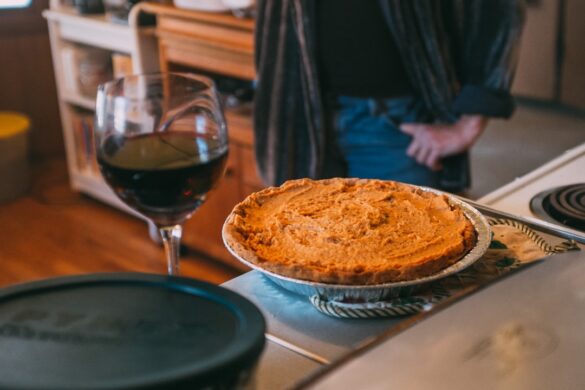 Traditional shepherd's pie with mashed potatoes.