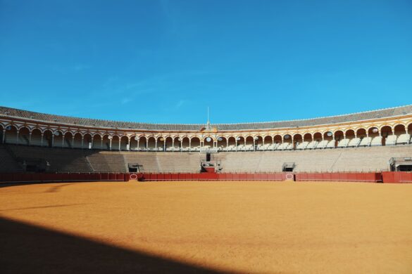 The colorful atmosphere during the Fiesta in Seville