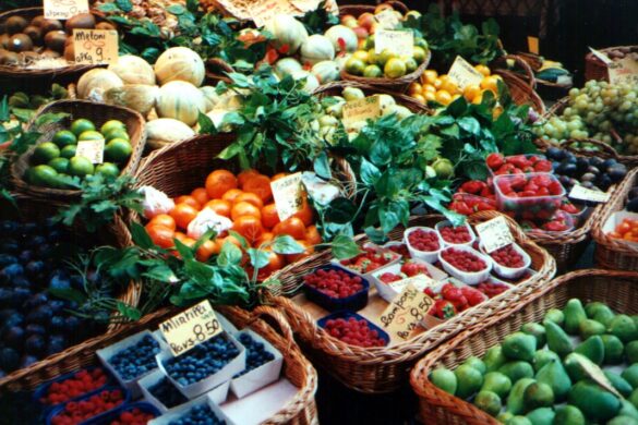 Granville Island Public Market fruits and vegetables