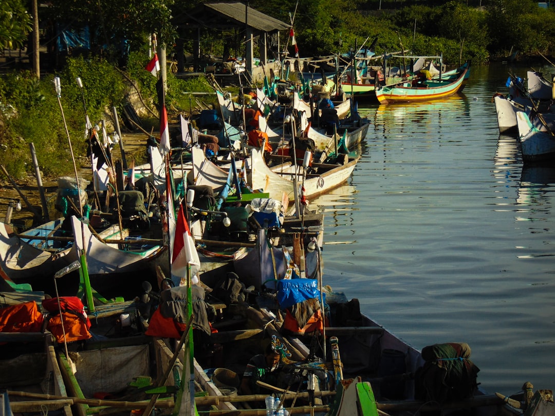 A bustling floating market in Thailand.