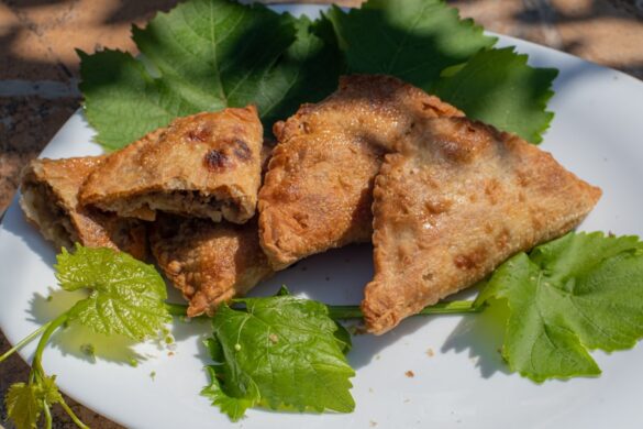 Delicious traditional Croatian dish served in a restaurant.