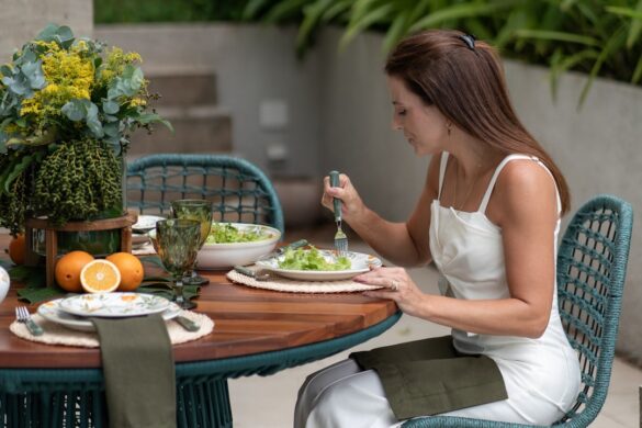 Beautiful outdoor dining experience in Australia.