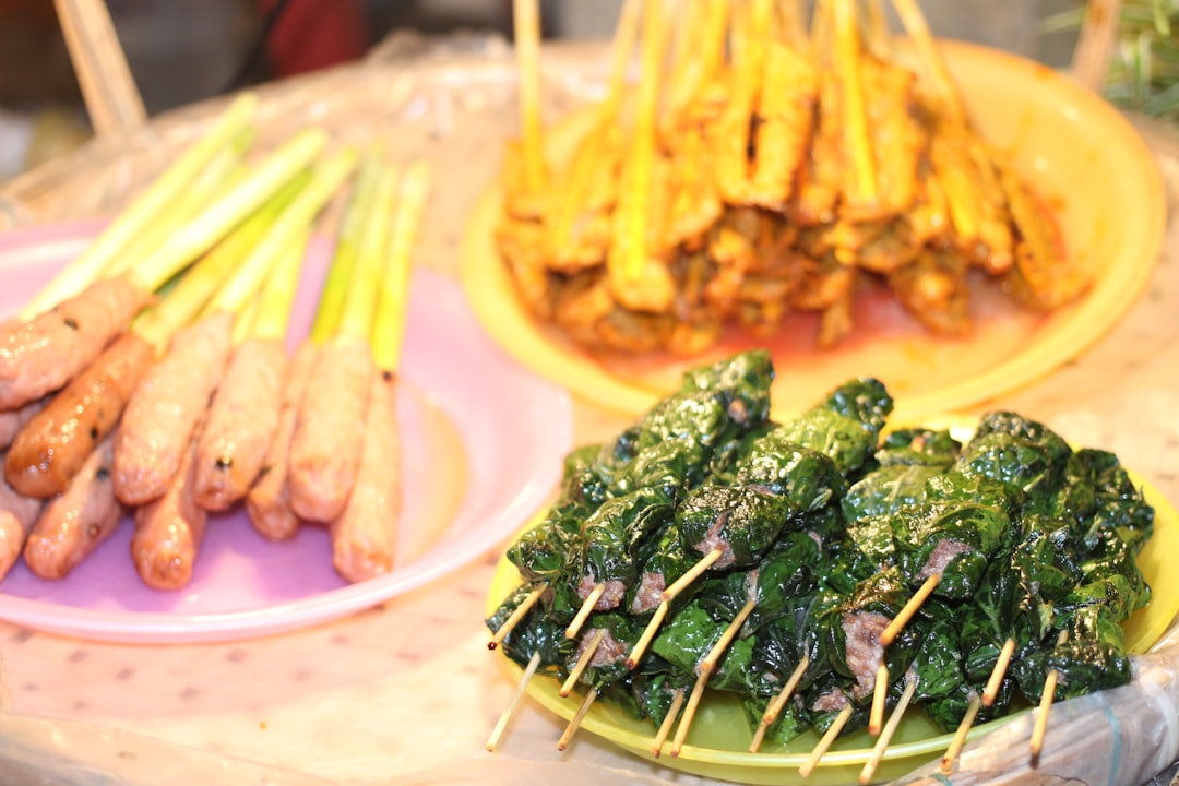 Delicious Vietnamese food platter.