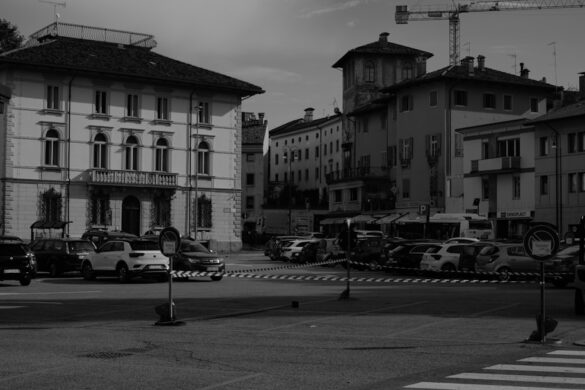 People enjoying the lively atmosphere in Sorrento.