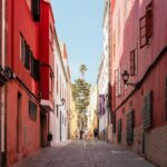 Bustling street life in Madrid.
