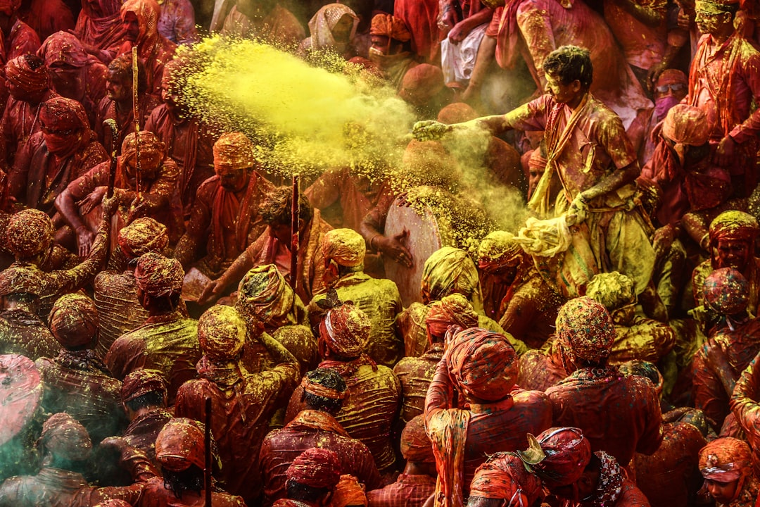 A collage of Morocco's vibrant festivals.
