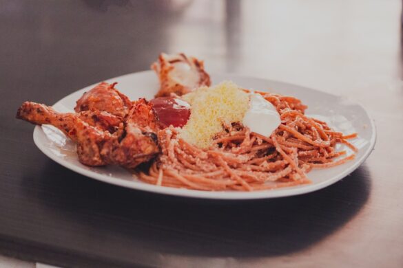 Tasty Bologna dishes being served.