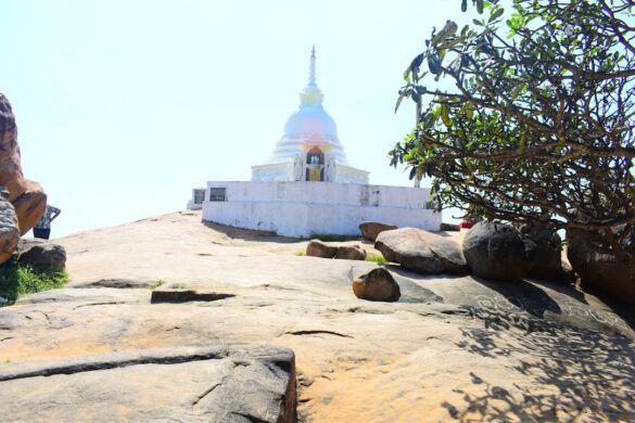 Ruins of Anuradhapura, showcasing ancient architecture.