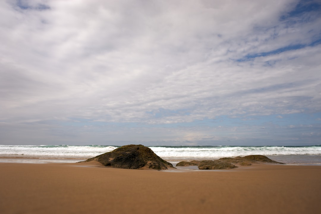 Scenic hidden beach in Portugal