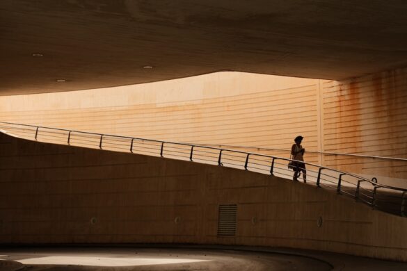 The modern Guggenheim Museum in Bilbao.