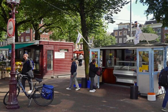 Food booths at Jazz Fest