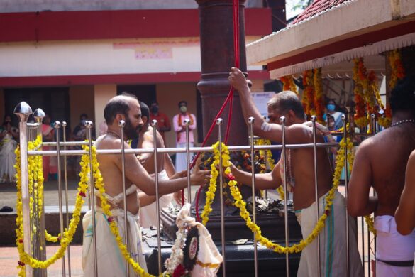 Ceremony on the Ganges River in Varanasi