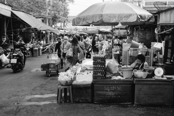 Fresh produce at a farmers market in Ireland