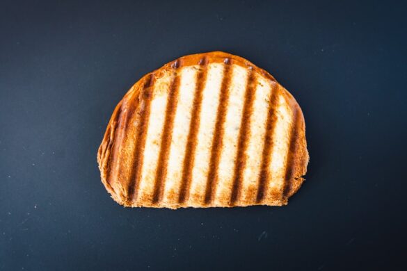 A classic muffuletta sandwich from Central Grocery