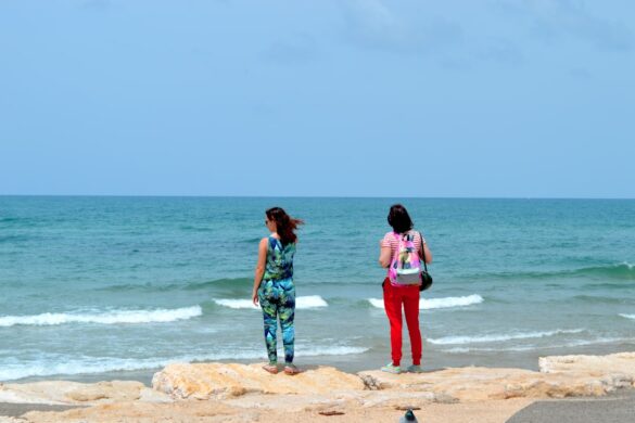 Serene beach view on Con Dao Islands.