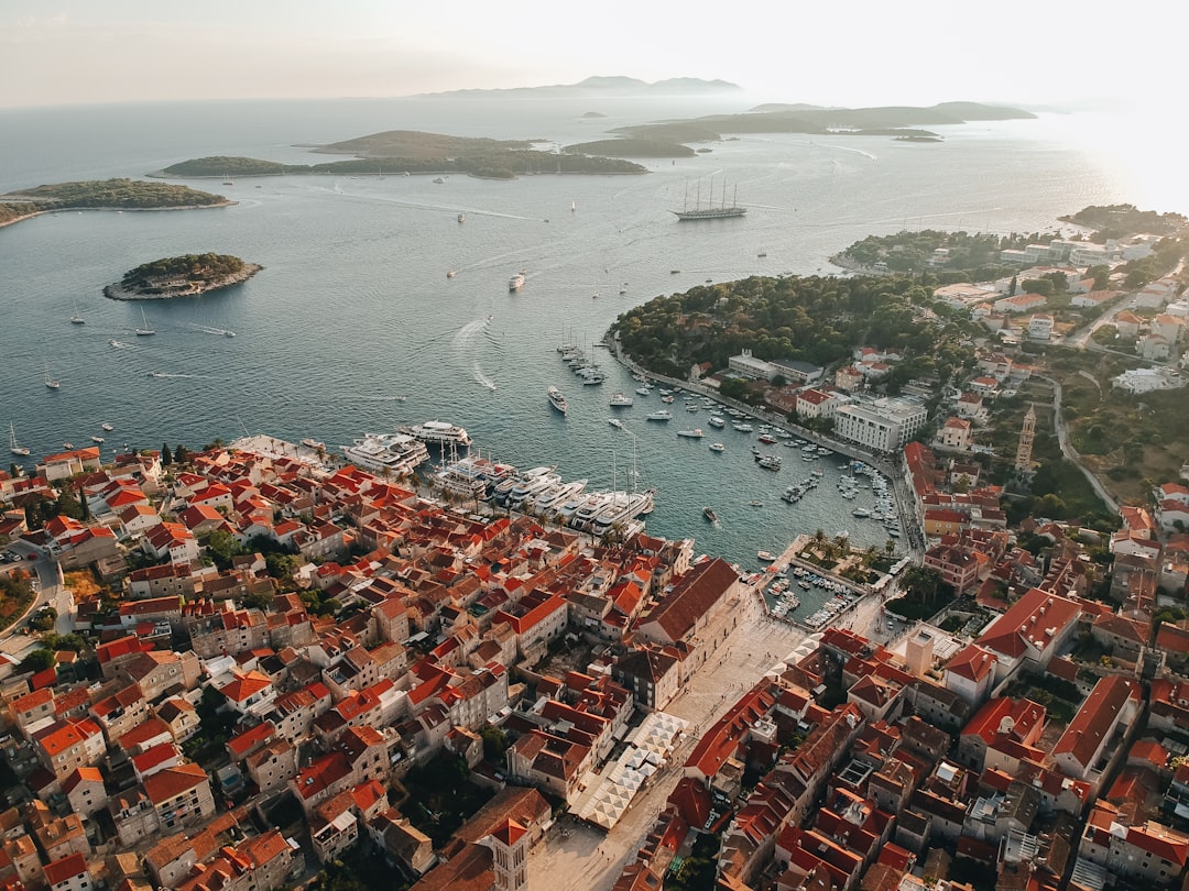Scenic view of the Island of Hvar