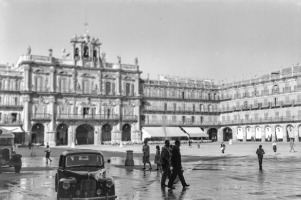 Colorful Feria de Abril celebration in Seville.