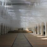 Colorful art installations on display at the Christchurch Arts Festival.