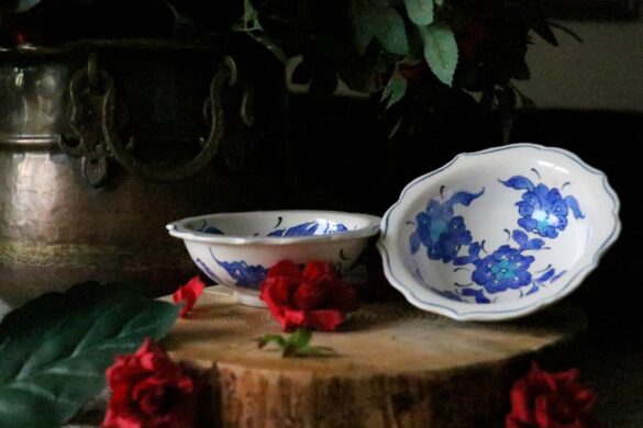 Delicious bowl of ramen with toppings