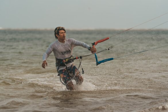 Windsurfing event during the Wind Festival