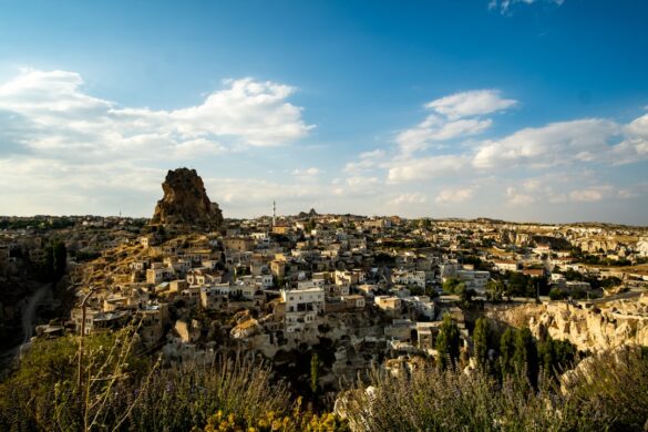 Fairy chimneys and rock formations in Cappadocia