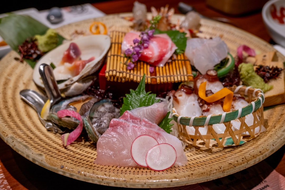 An array of traditional Japanese dishes.