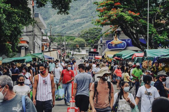 Colorful local fiesta in Costa Rica