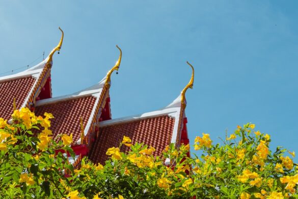 People celebrating Songkran