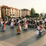 Vibrant celebration during Italian festivals