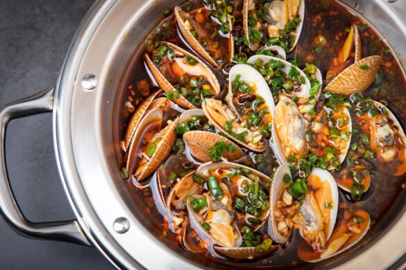 Delicious seafood ready to be served.