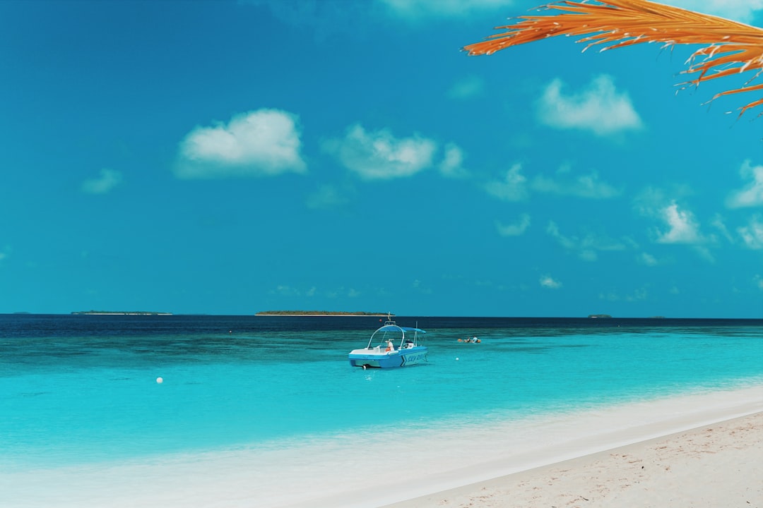 Stunning Hidden Beach in Maldives