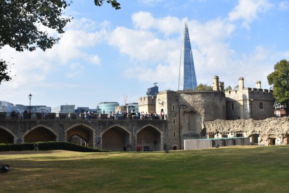 The iconic Tower of London.