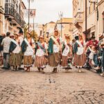 Traditional dance during festivals