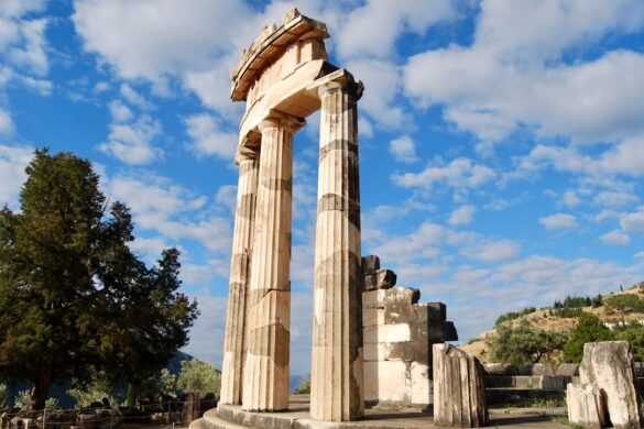 Temple of Apollo at Delphi.