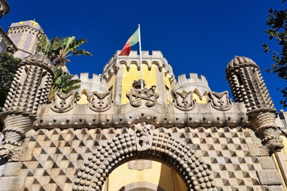 The colorful Pena Palace in Sintra
